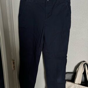 Gap Girlfriend Khaki Pant - Navy Blue